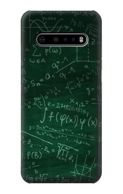 W3190 Formule Math Vertboard Etui Coque Housse et Flip Housse Cuir pour LG V60 ThinQ 5G