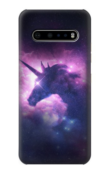 W3538 Licorne Galaxie Etui Coque Housse et Flip Housse Cuir pour LG V60 ThinQ 5G