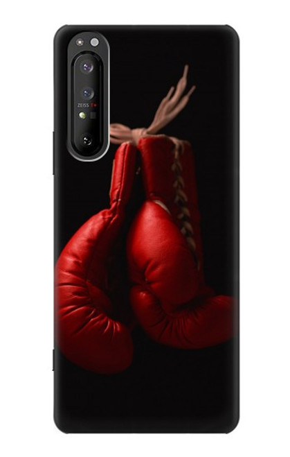 W1253 Gant de boxe Etui Coque Housse et Flip Housse Cuir pour Sony Xperia 1 II