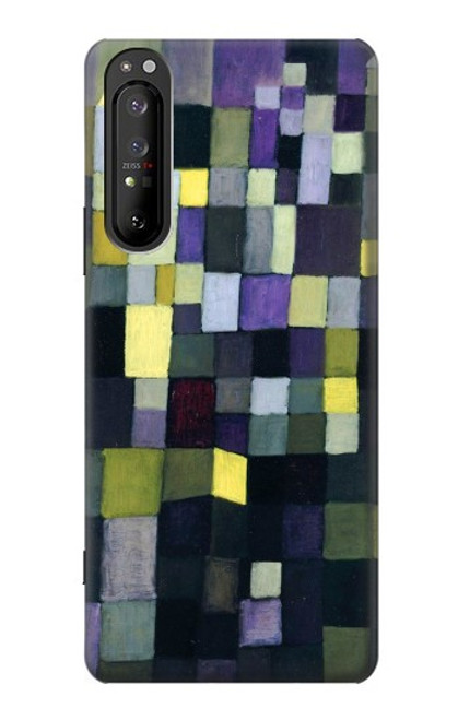 W3340 Architecture Paul Klee Etui Coque Housse et Flip Housse Cuir pour Sony Xperia 1 II