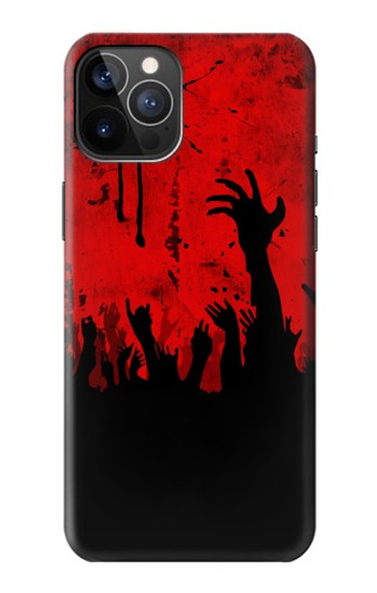 W2458 Zombie main Etui Coque Housse et Flip Housse Cuir pour iPhone 12, iPhone 12 Pro