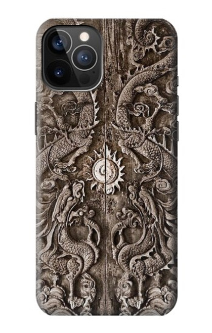 W3395 dragon Porte Etui Coque Housse et Flip Housse Cuir pour iPhone 12, iPhone 12 Pro