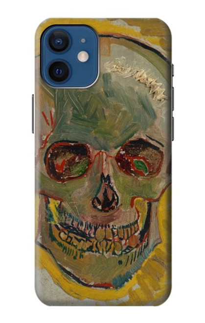 W3359 Vincent Van Gogh Crâne Etui Coque Housse et Flip Housse Cuir pour iPhone 12 mini