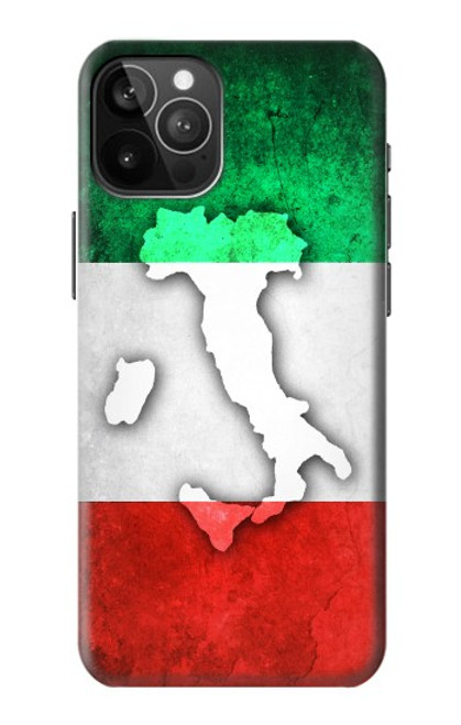 W2338 Italie Drapeau Etui Coque Housse et Flip Housse Cuir pour iPhone 12 Pro Max