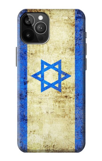 W2614 Israël Vieux Drapeau Etui Coque Housse et Flip Housse Cuir pour iPhone 12 Pro Max