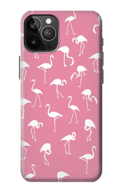 W2858 Motif Flamant rose Etui Coque Housse et Flip Housse Cuir pour iPhone 12 Pro Max