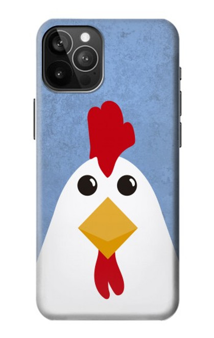 W3254 Poulet Dessin animé Etui Coque Housse et Flip Housse Cuir pour iPhone 12 Pro Max