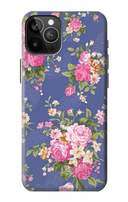 W3265 Motif Fleur millésimé Etui Coque Housse et Flip Housse Cuir pour iPhone 12 Pro Max