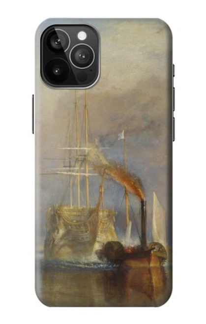 W3338 J. M. W. Turner Le Téméraire Etui Coque Housse et Flip Housse Cuir pour iPhone 12 Pro Max