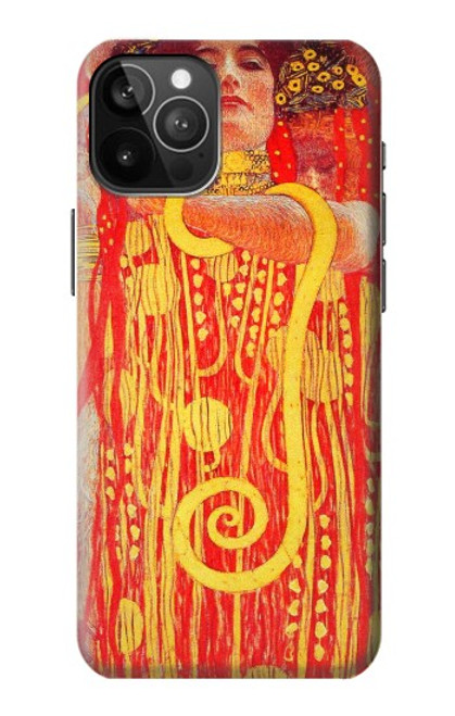 W3352 Gustav Klimt Médecine Etui Coque Housse et Flip Housse Cuir pour iPhone 12 Pro Max