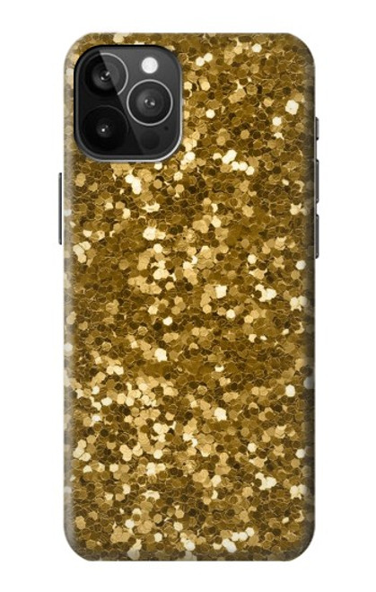 W3388 Imprimer or Glitter Graphic Etui Coque Housse et Flip Housse Cuir pour iPhone 12 Pro Max