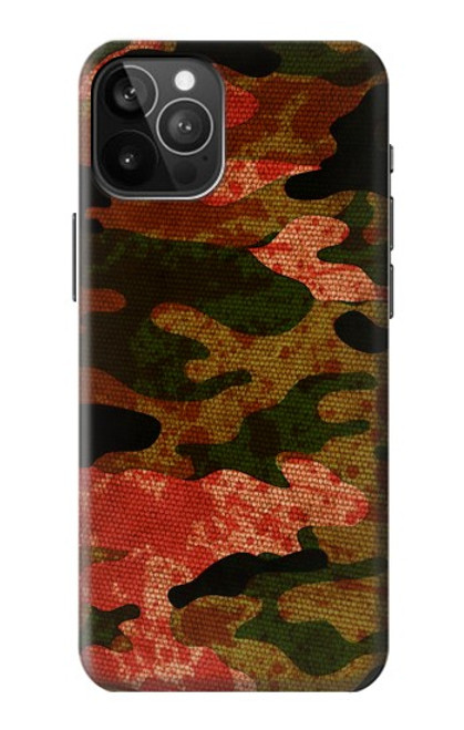 W3393 Camouflage sang Splatter Etui Coque Housse et Flip Housse Cuir pour iPhone 12 Pro Max