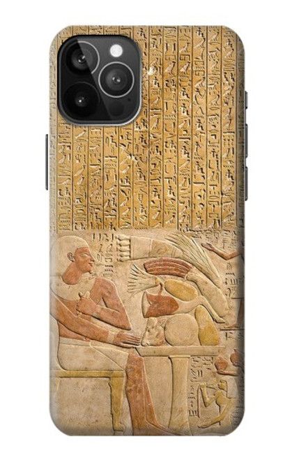 W3398 Egypte Stela Montouhotep Etui Coque Housse et Flip Housse Cuir pour iPhone 12 Pro Max