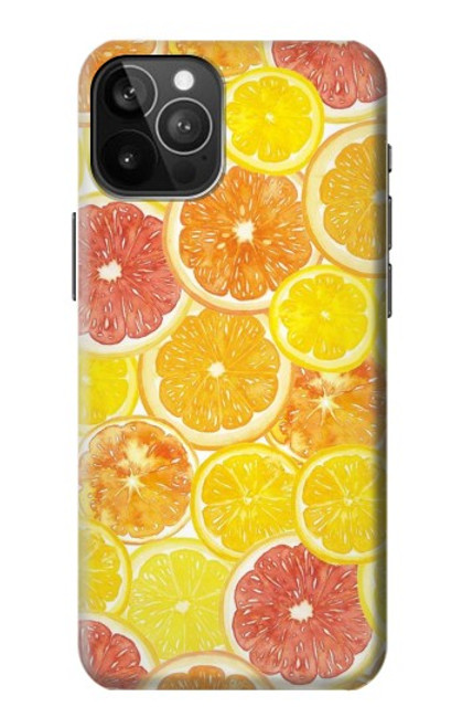 W3408 citron Etui Coque Housse et Flip Housse Cuir pour iPhone 12 Pro Max