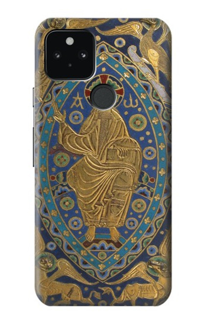 W3620 Livre Couverture Majesty Christ Etui Coque Housse et Flip Housse Cuir pour Google Pixel 5