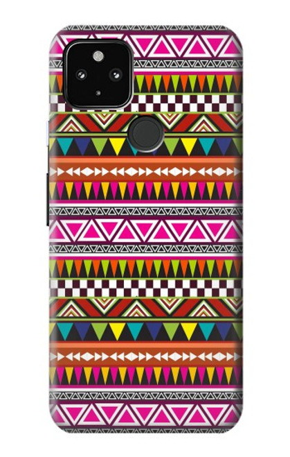 W2292 Motif tribal aztèque Etui Coque Housse et Flip Housse Cuir pour Google Pixel 4a 5G