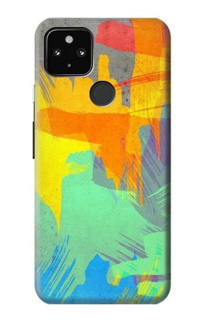 W3423 Coup de pinceau Etui Coque Housse et Flip Housse Cuir pour Google Pixel 4a 5G