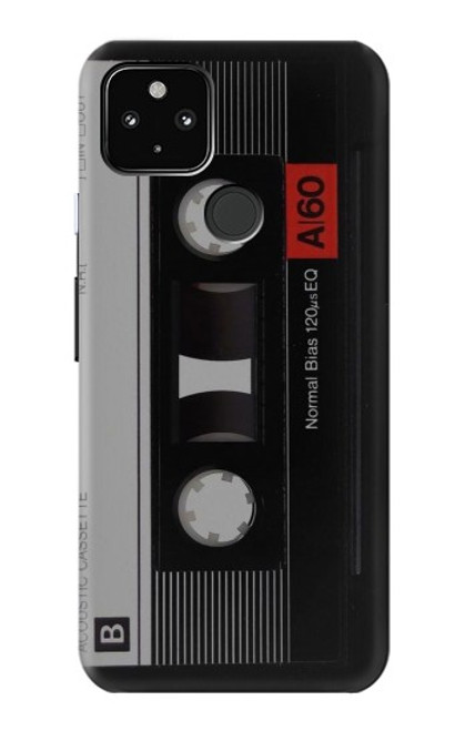 W3516 Ruban cassette millésimé Etui Coque Housse et Flip Housse Cuir pour Google Pixel 4a 5G