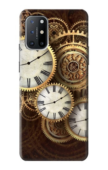 W3172 Horloge or Etui Coque Housse et Flip Housse Cuir pour OnePlus 8T