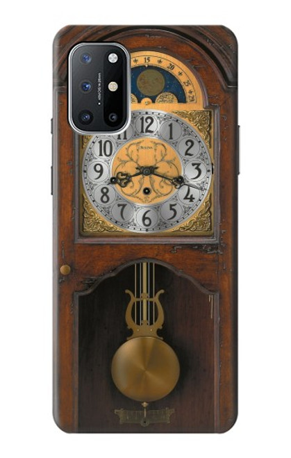 W3173 Grand-père Horloge Antique Horloge murale Etui Coque Housse et Flip Housse Cuir pour OnePlus 8T