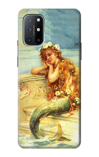 W3184 Peinture Petite Sirène Etui Coque Housse et Flip Housse Cuir pour OnePlus 8T