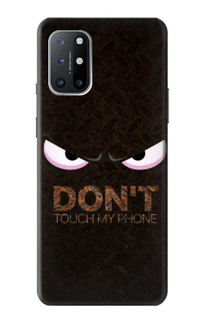 W3412 Ne touche pas mon téléphone Etui Coque Housse et Flip Housse Cuir pour OnePlus 8T