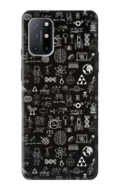 W3426 Noirboard sciences Etui Coque Housse et Flip Housse Cuir pour OnePlus 8T