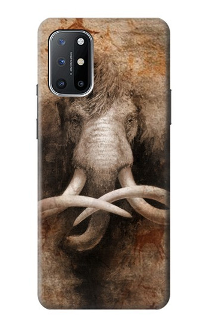 W3427 Mammoth Ancient Art la Grotte Etui Coque Housse et Flip Housse Cuir pour OnePlus 8T