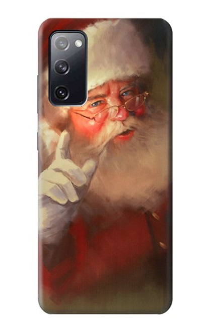 W1144 Noël Père Noël Etui Coque Housse et Flip Housse Cuir pour Samsung Galaxy S20 FE