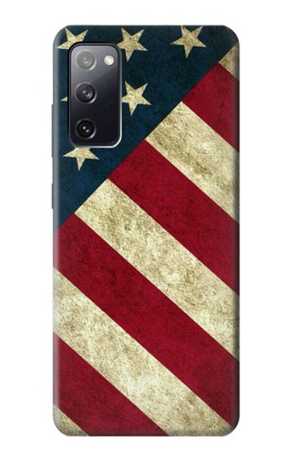 W3295 Drapeau national des États-Unis Etui Coque Housse et Flip Housse Cuir pour Samsung Galaxy S20 FE