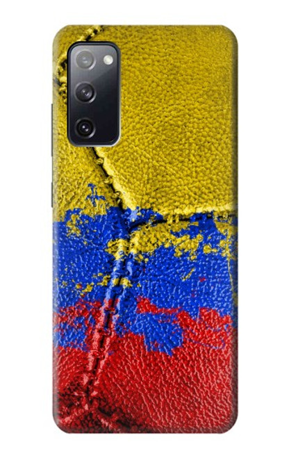 W3306 Colombie Drapeau de football graphique Millésime Etui Coque Housse et Flip Housse Cuir pour Samsung Galaxy S20 FE