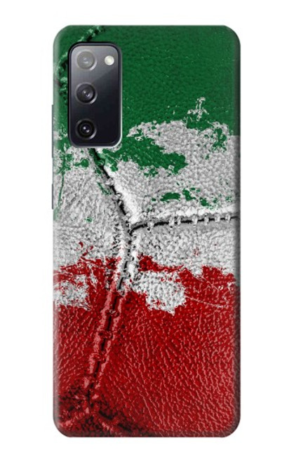 W3318 Italie Drapeau graphique Football Millésime Etui Coque Housse et Flip Housse Cuir pour Samsung Galaxy S20 FE