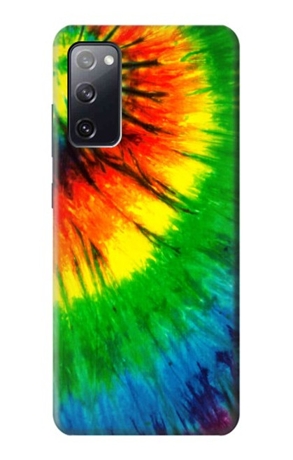 W3422 tie Dye Etui Coque Housse et Flip Housse Cuir pour Samsung Galaxy S20 FE