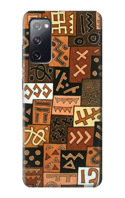 W3460 Motif Art Mali Etui Coque Housse et Flip Housse Cuir pour Samsung Galaxy S20 FE