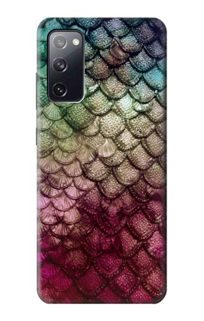 W3539 Sirène écailles de poisson Etui Coque Housse et Flip Housse Cuir pour Samsung Galaxy S20 FE