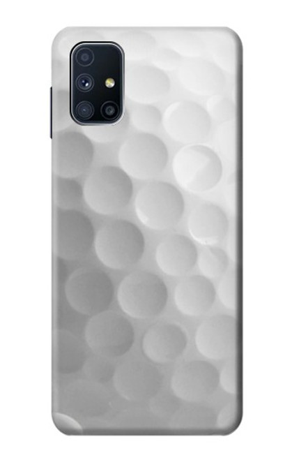 W2960 Blanc Balle de golf Etui Coque Housse et Flip Housse Cuir pour Samsung Galaxy M51