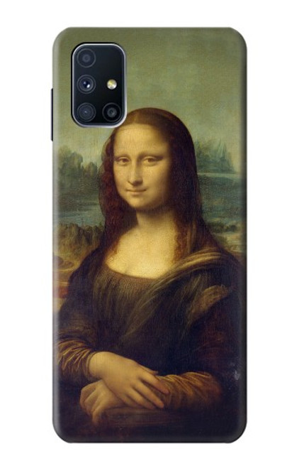 W3038 Peinture Mona Lisa Da Vinci Etui Coque Housse et Flip Housse Cuir pour Samsung Galaxy M51