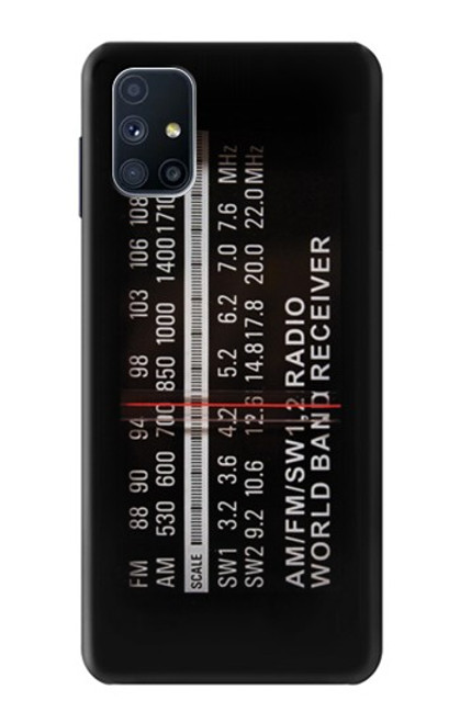 W3242 reglage radio analogique Etui Coque Housse et Flip Housse Cuir pour Samsung Galaxy M51