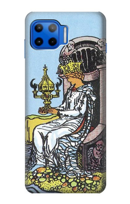 W3067 Carte de tarot Reine des Coupes Etui Coque Housse et Flip Housse Cuir pour Motorola Moto G 5G Plus