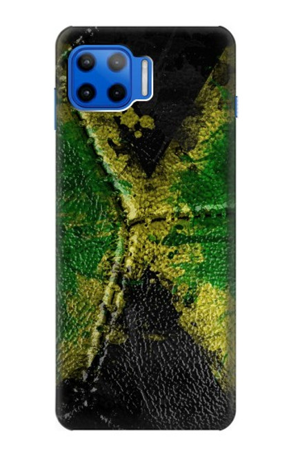 W3319 Jamaïque Drapeau graphique Football Millésime Etui Coque Housse et Flip Housse Cuir pour Motorola Moto G 5G Plus