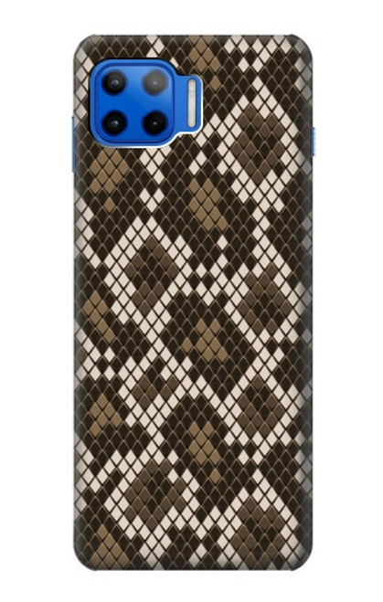 W3389 Seamless Serpent Motif graphique Peau Etui Coque Housse et Flip Housse Cuir pour Motorola Moto G 5G Plus