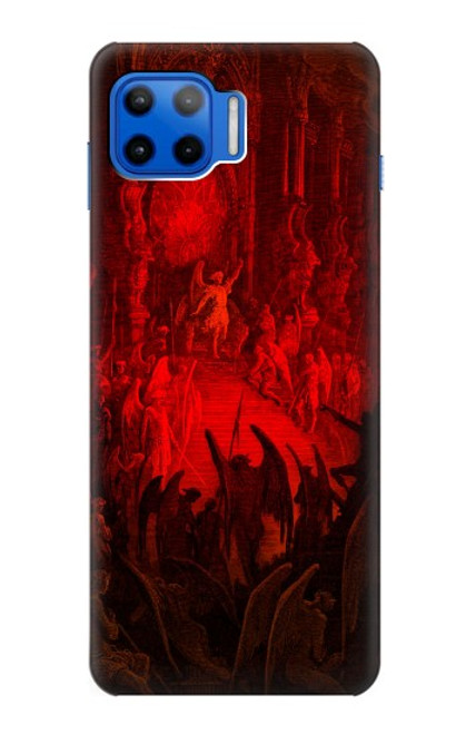 W3583 Paradis perdu Satan Etui Coque Housse et Flip Housse Cuir pour Motorola Moto G 5G Plus