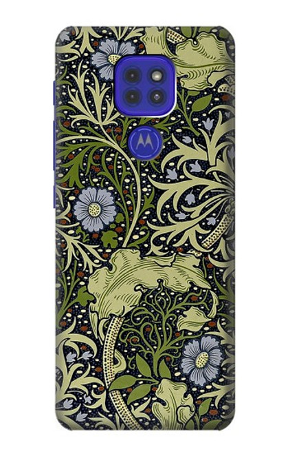 W3792 William Morris Etui Coque Housse et Flip Housse Cuir pour Motorola Moto G9 Play