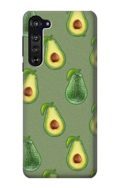 W3285 Motif d'avocat Etui Coque Housse et Flip Housse Cuir pour Motorola Edge