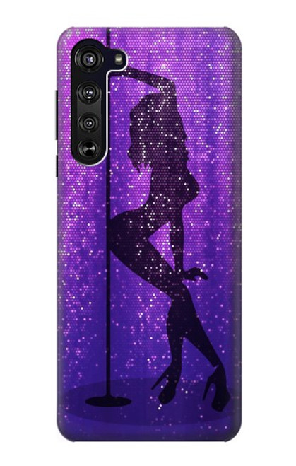 W3400 Pole Dance Etui Coque Housse et Flip Housse Cuir pour Motorola Edge