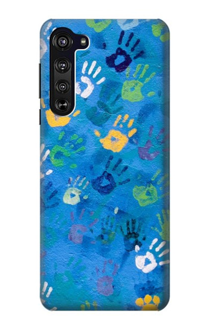 W3403 Imprimer la main Etui Coque Housse et Flip Housse Cuir pour Motorola Edge