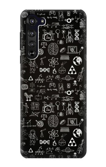 W3426 Noirboard sciences Etui Coque Housse et Flip Housse Cuir pour Motorola Edge