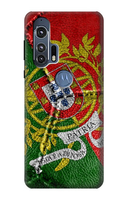 W3300 Portugal Drapeau graphique Football Millésime Etui Coque Housse et Flip Housse Cuir pour Motorola Edge+