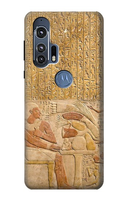 W3398 Egypte Stela Montouhotep Etui Coque Housse et Flip Housse Cuir pour Motorola Edge+