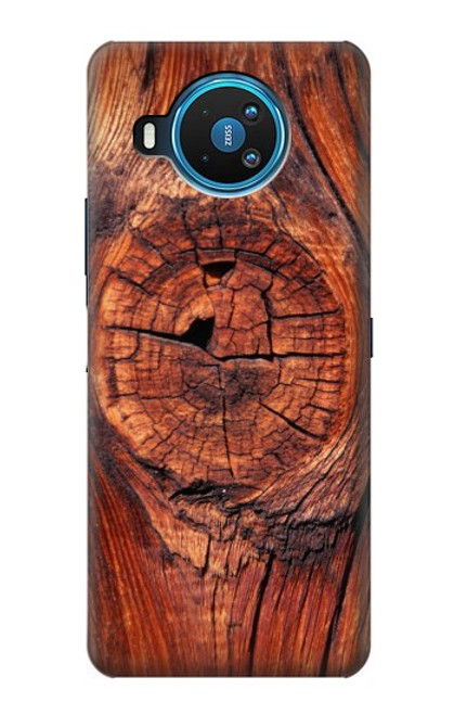 W0603 Bois imprimé graphique Etui Coque Housse et Flip Housse Cuir pour Nokia 8.3 5G